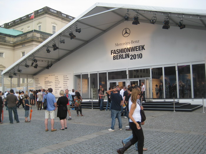Berlin Fashion week entrance