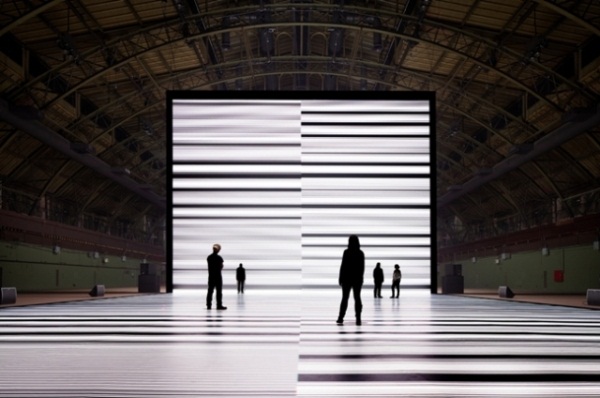 Transfinite installation by Ryoji Ikeda
