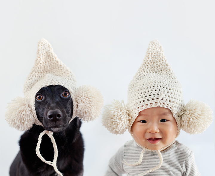 All you need is a best friend and a silly hat. xoxo Zoey and Jasper