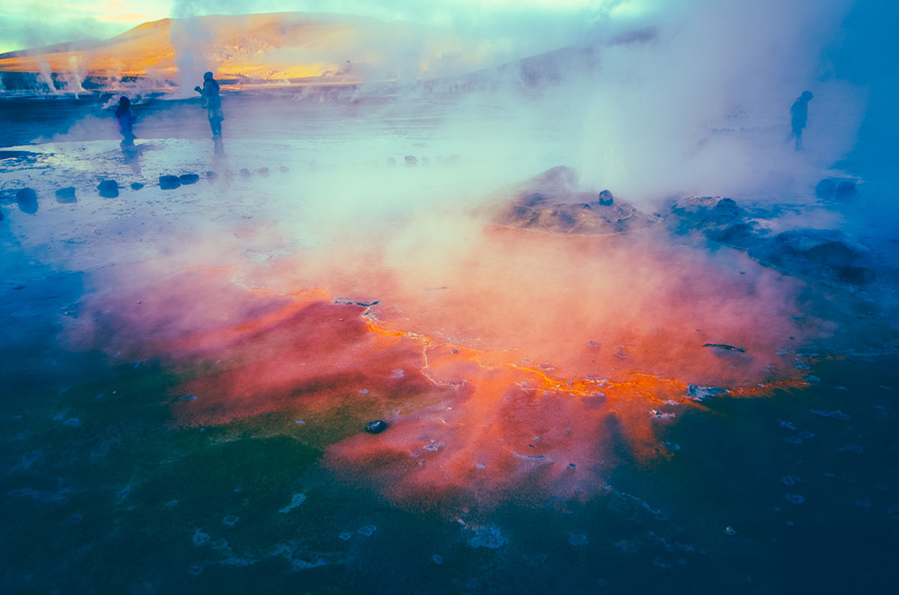 Surreal Photos of the Tatio Geyser Field in Chile by Owen Perry landscapes geysers Chile