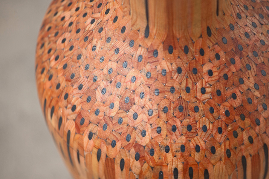 Vases Constructed from Hundreds of Pencils by Studio Markunpoika wood pencils multiples